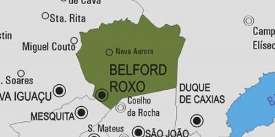 মানচিত্র এর Belford Roxo পৌরসভা