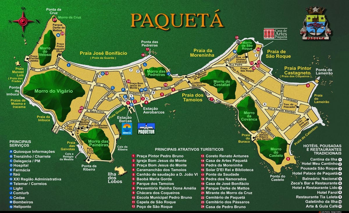 মানচিত্র Île de Paquetá