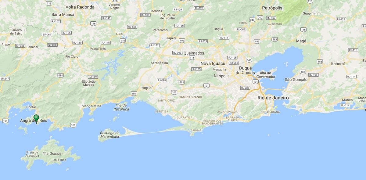 মানচিত্র beach Dentro