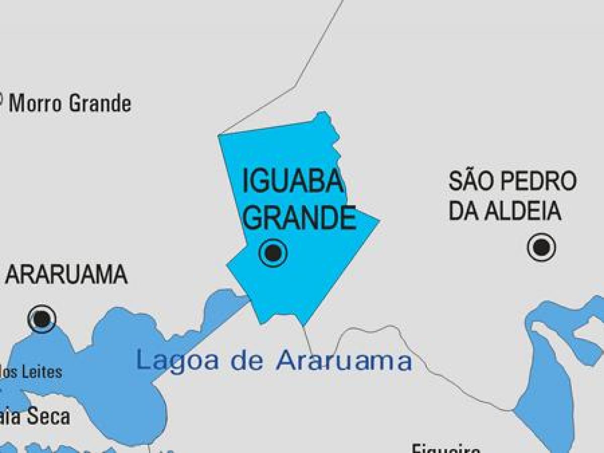 মানচিত্র Iguaba Grande পৌরসভা