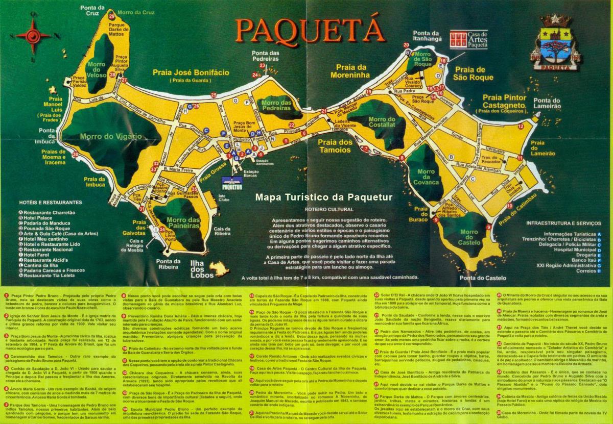 মানচিত্র Paquetá