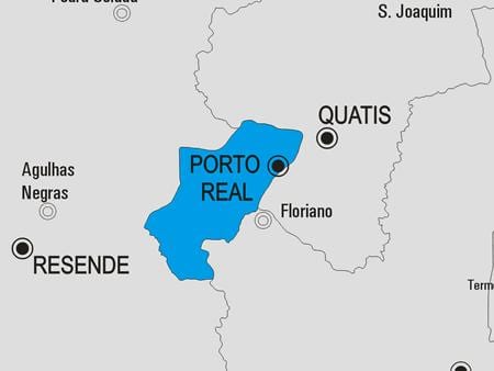 মানচিত্র Porto Real পৌরসভা