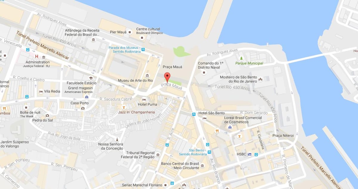 মানচিত্র Praça Mauá