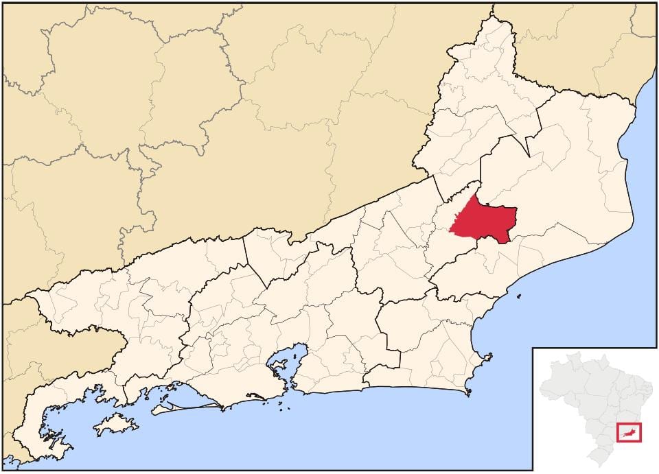 Map of Santa Maria Madalena