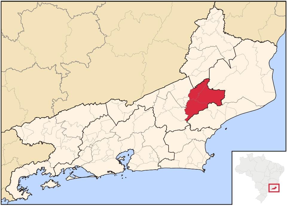 Map of Santa Maria Madalena