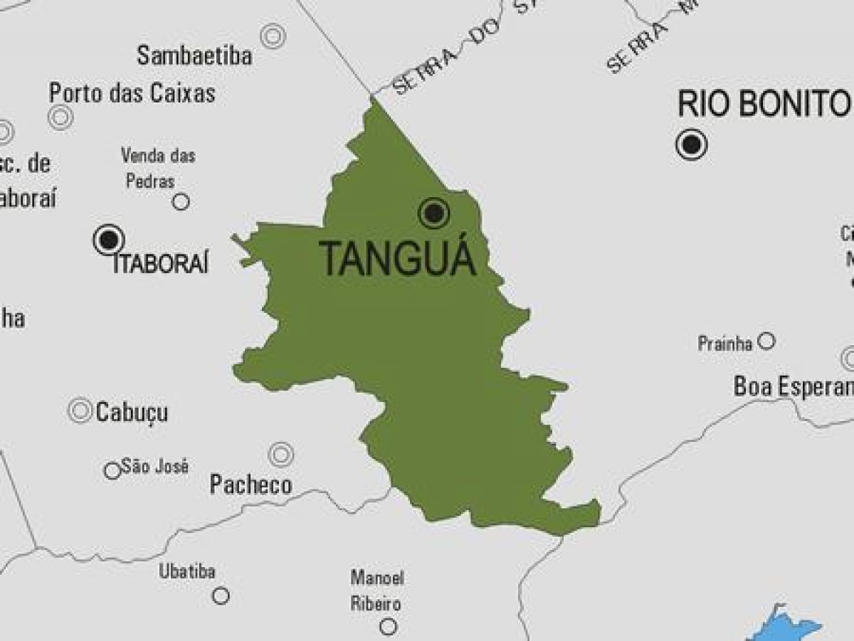 মানচিত্র Tanguá পৌরসভা