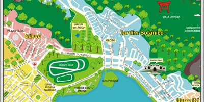 মানচিত্র, জকি ক্লাব Brasileiro