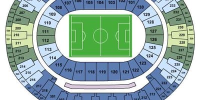 মানচিত্র স্টেডিয়াম Maracanã sièges
