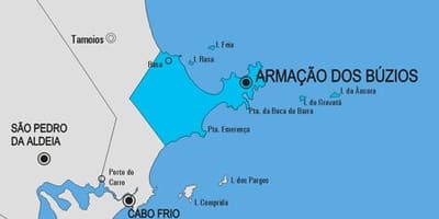 মানচিত্র, Armação dos Búzios পৌরসভা
