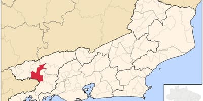 Map of Barra Mansa