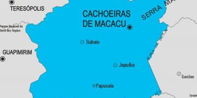 মানচিত্র Cachoeiras de Macacu পৌরসভা
