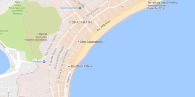 মানচিত্র এর Copacabana