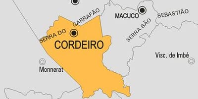 মানচিত্র Cordeiro পৌরসভা