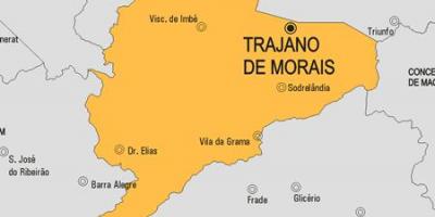 মানচিত্র de Trajano মোরাইসের পৌরসভা