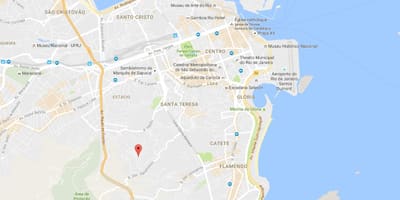 মানচিত্র favela Mangueira