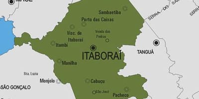 মানচিত্র Itaboraí পৌরসভা