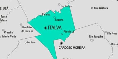 মানচিত্র Italva পৌরসভা