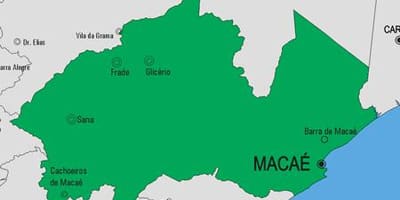 মানচিত্র Macaé পৌরসভা