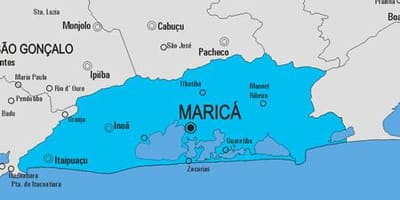 মানচিত্র Maricá পৌরসভা