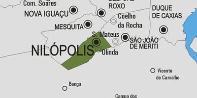 মানচিত্র Nilópolis পৌরসভা