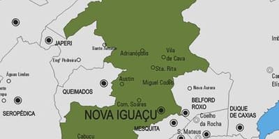 মানচিত্র এর Nova Iguaçu পৌরসভা