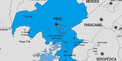 মানচিত্র Piraí পৌরসভা