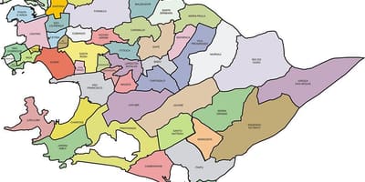 মানচিত্র Quartiers Niterói