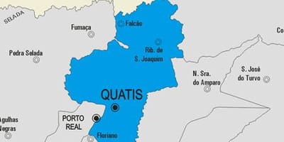 মানচিত্র Quatis পৌরসভা