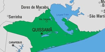মানচিত্র Quissamã পৌরসভা