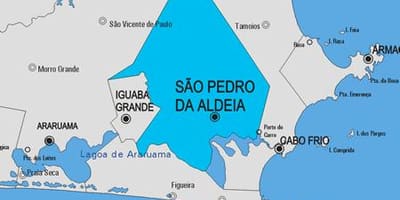 মানচিত্র এর সাও পেড্রো da Aldeia পৌরসভা