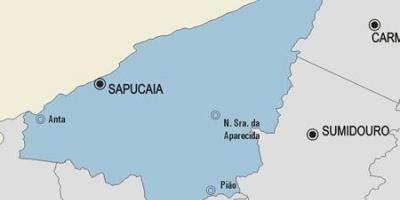 মানচিত্র Sapucaia পৌরসভা