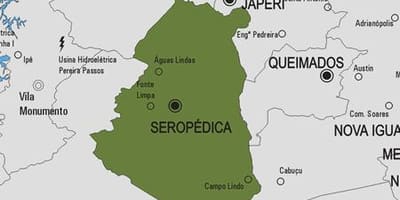 মানচিত্র Seropédica পৌরসভা